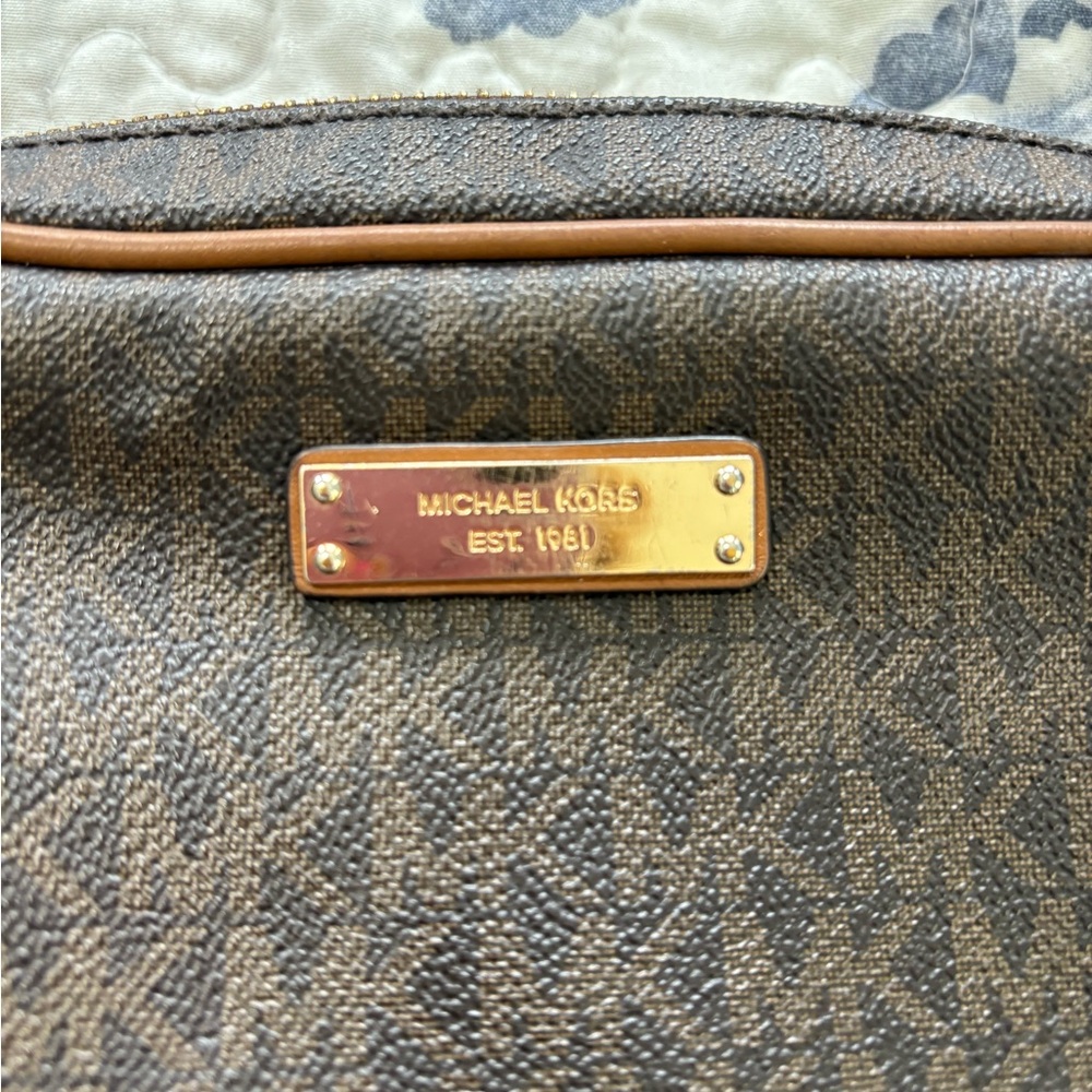 Michael Kors Dark Brown Monogram Handbag